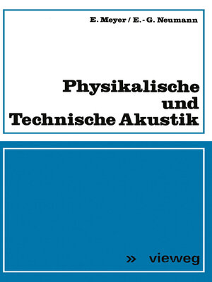cover image of Physikalische und Technische Akustik